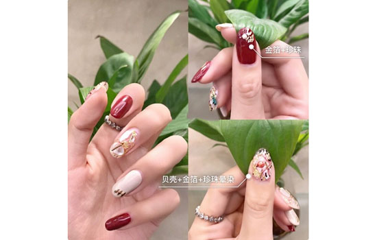圣诞主题美甲图片 适合圣诞节美甲图片