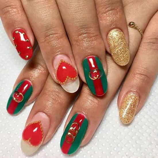 Gucci美甲图片 gucci美甲图片大全