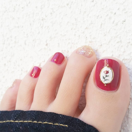 夏日脚美甲 夏日脚美甲图片