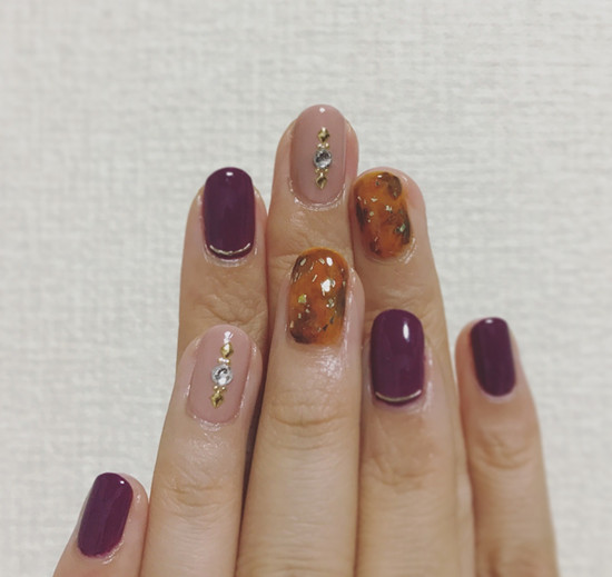 干花美甲图片 干花美甲图片大全