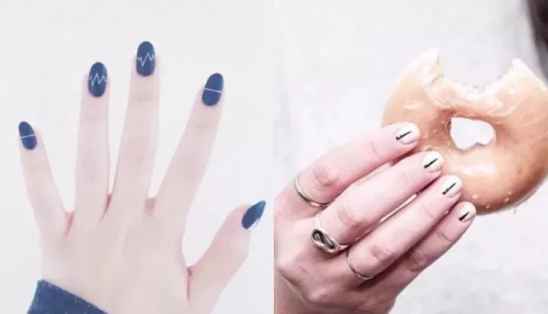 极简风格的美甲图片 指尖上的fashion