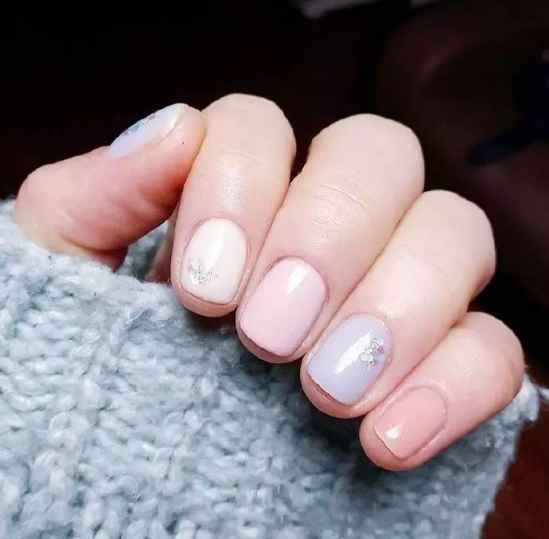小清新美甲图片