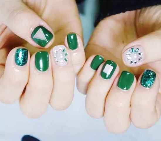 宝石美甲图片大全