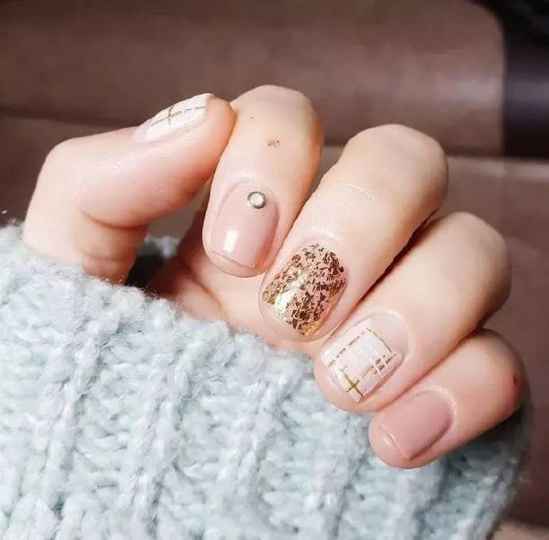 小清新美甲图片