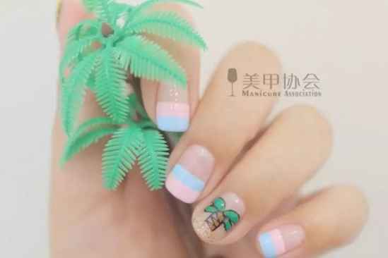 手绘美甲图片
