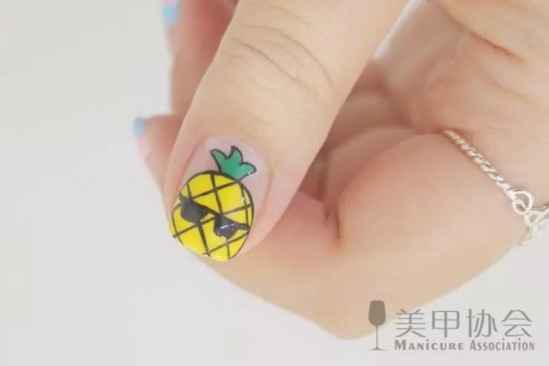手绘美甲图片