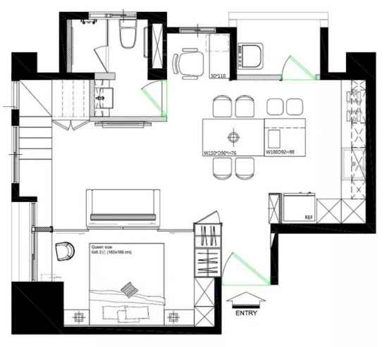 82平米房子装修设计 82㎡美式楼中楼装修效果图