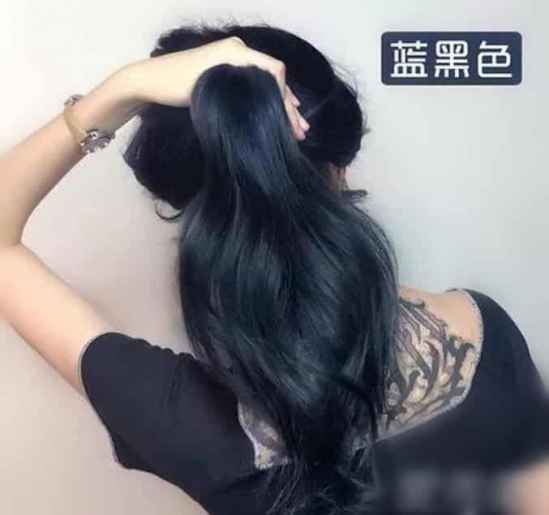 偏冷色系颜色头发图片 冷色系头发图片女