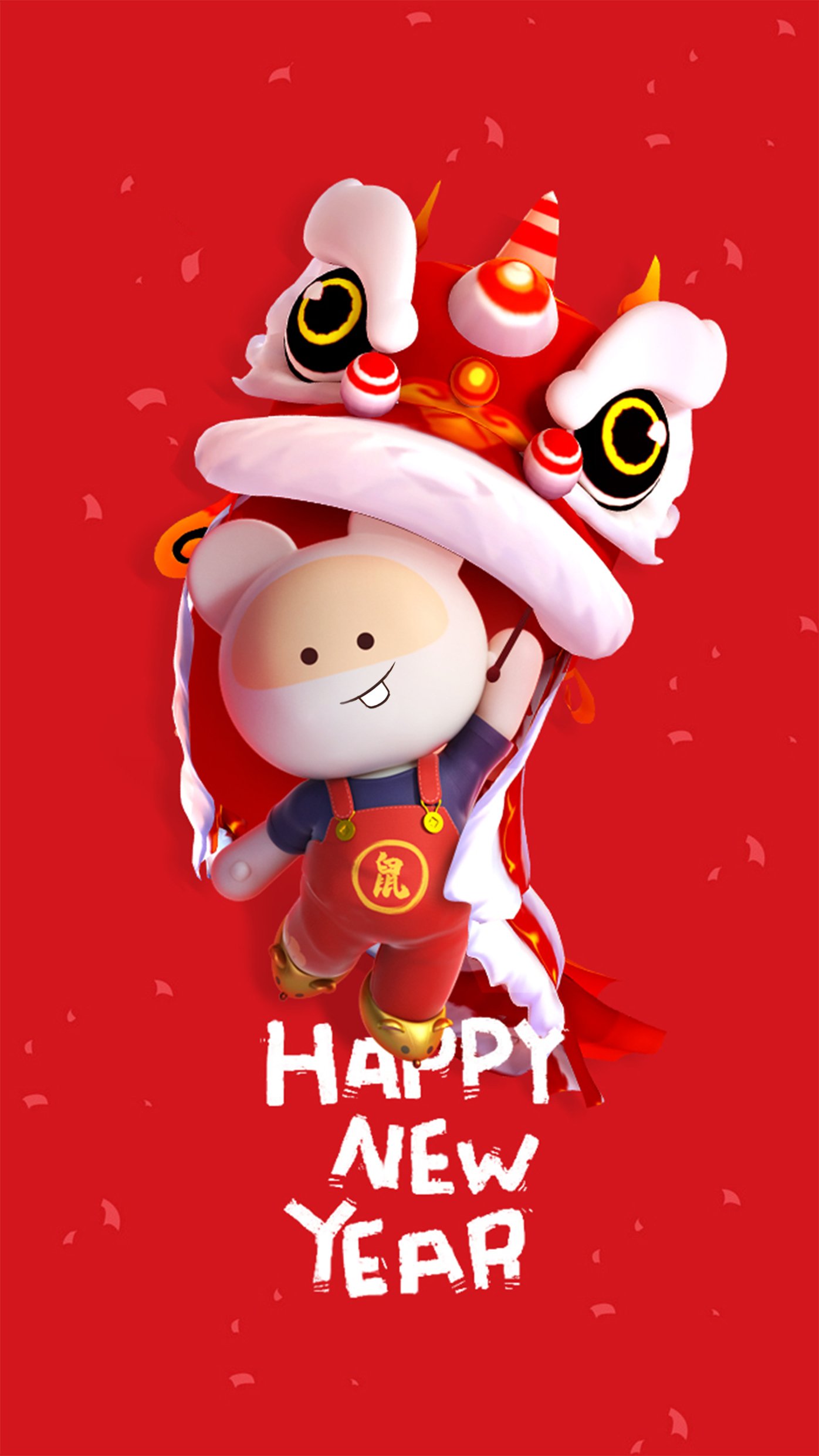笨笨鼠2020新年春节主题高清手机壁纸