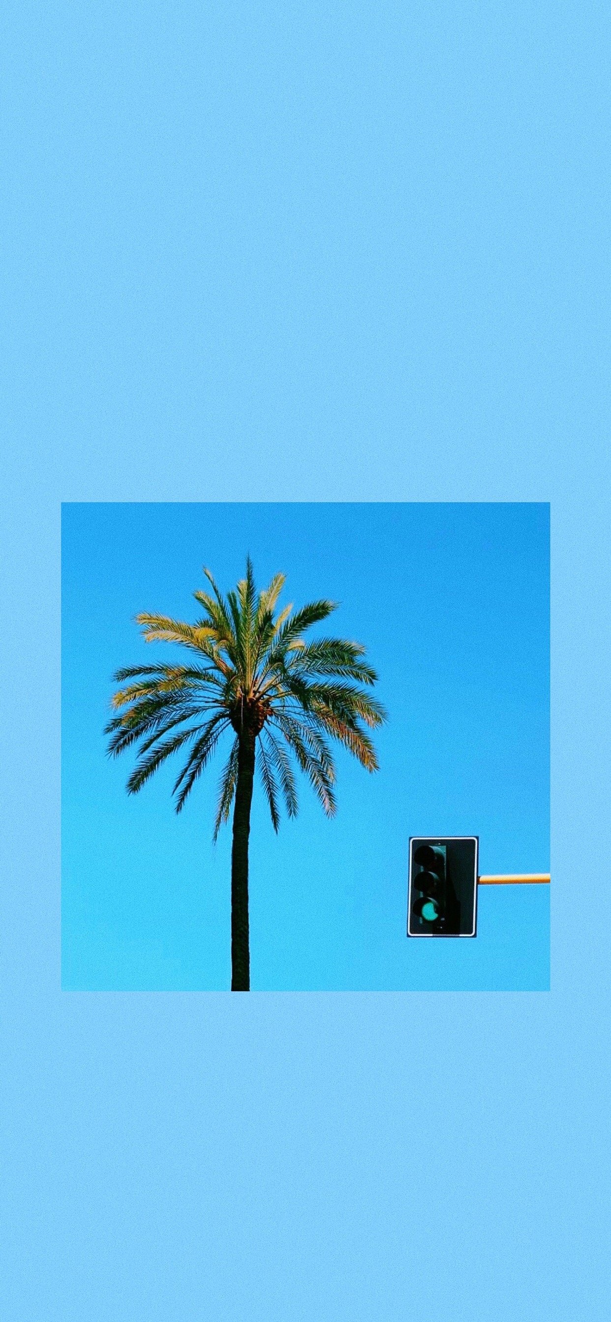 蓝色小清新风景高清手机壁纸