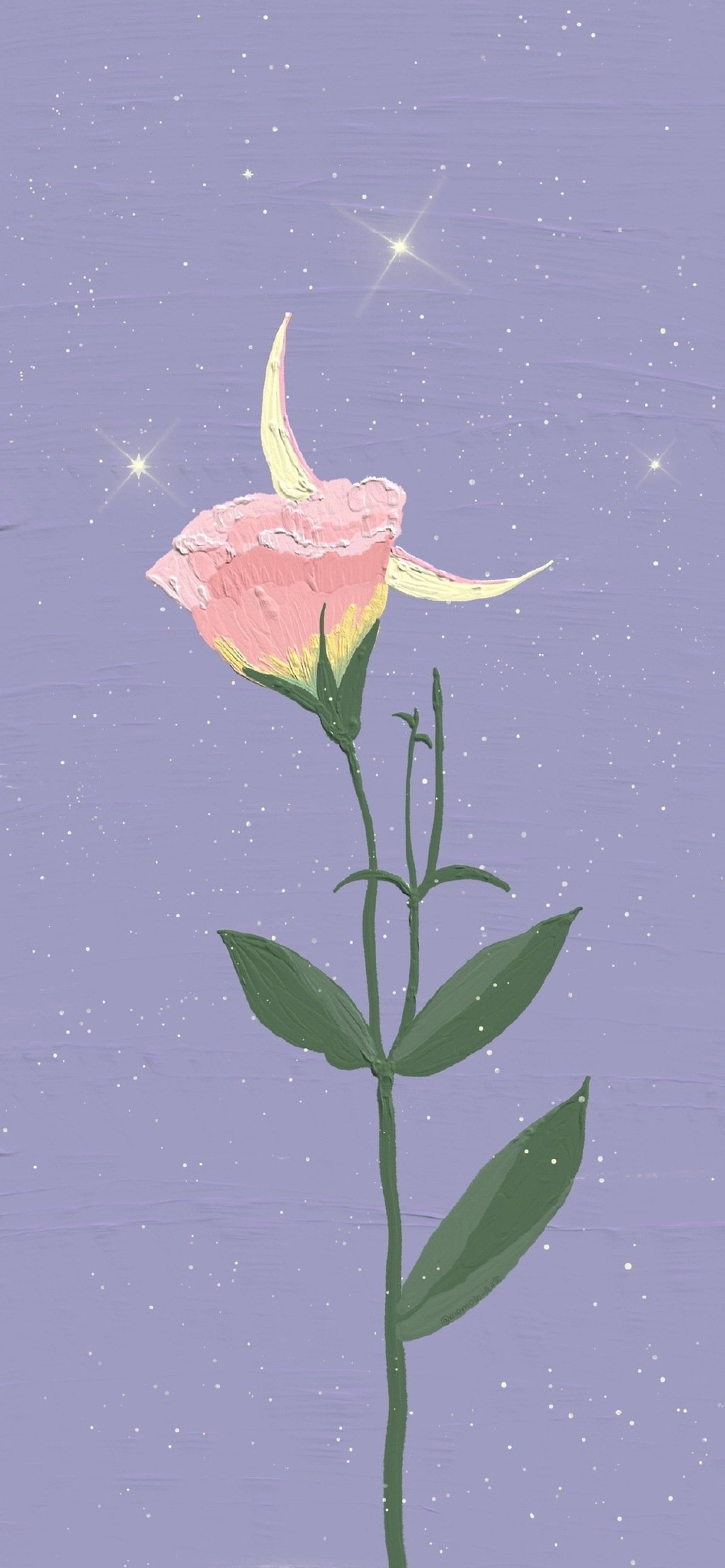 风景手绘插画高清手机壁纸图片