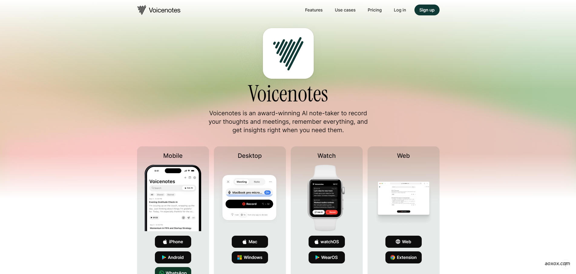 Voicenotes Voicenotes