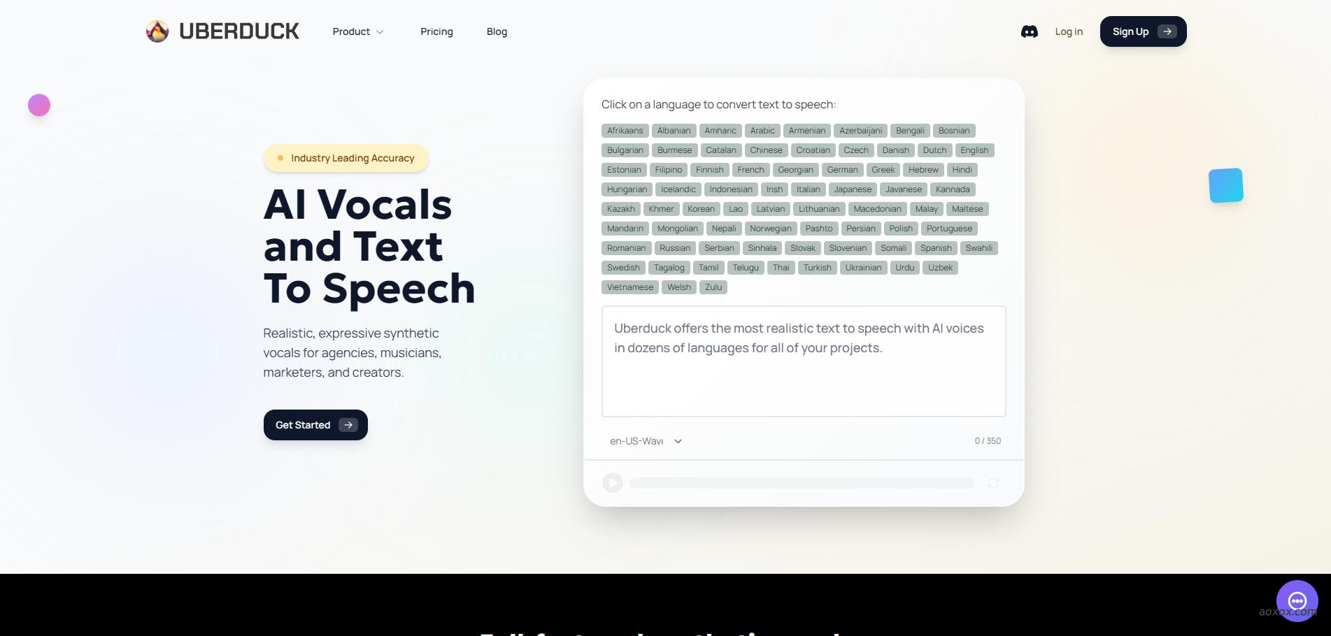 Uberduck AI语音合成 Uberduck AI语音合成