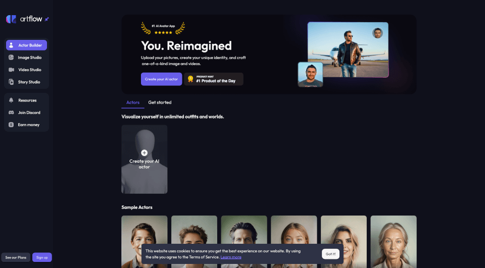 ActorBuilder：一键生成你的AI角色，百变形象随心换