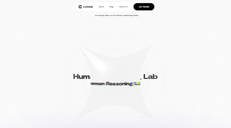 CosineGenie：全球领先的AI软件工程模型