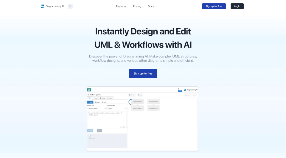 DiagrammingAI：AI驱动的图表生成与智能编辑工具