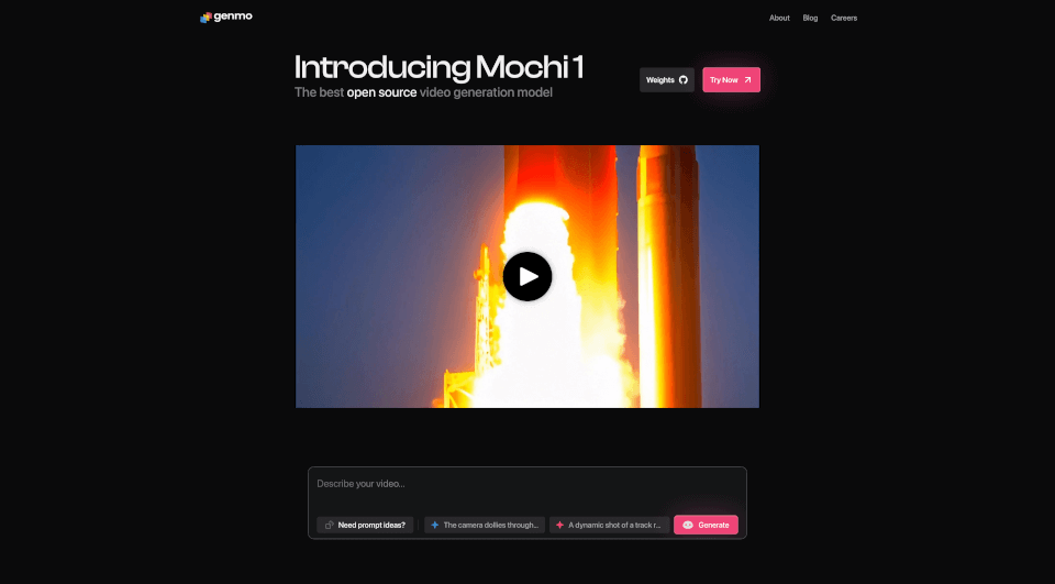 Mochi1：全球最佳开源视频生成模型，创造无限可能