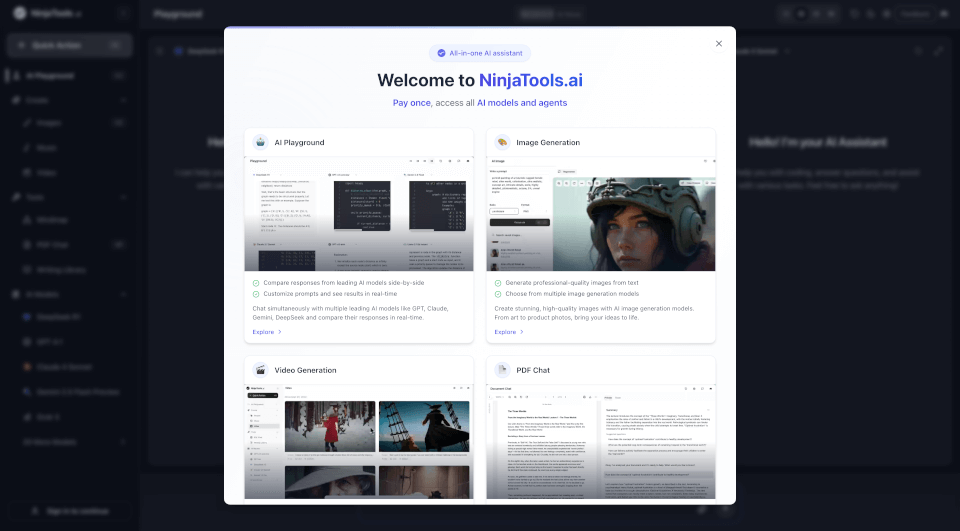 AIPlayground：多模型AI工具平台