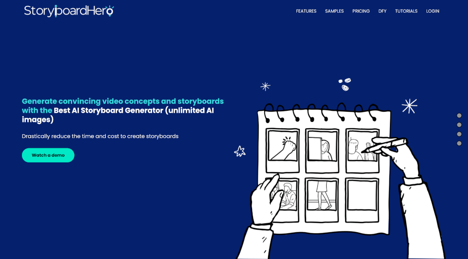 StoryboardHero：AI故事板生成器，10倍提升视频预制作效率