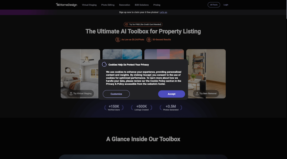 AIHomeDesign – 房地产照片编辑的终极AI工具箱