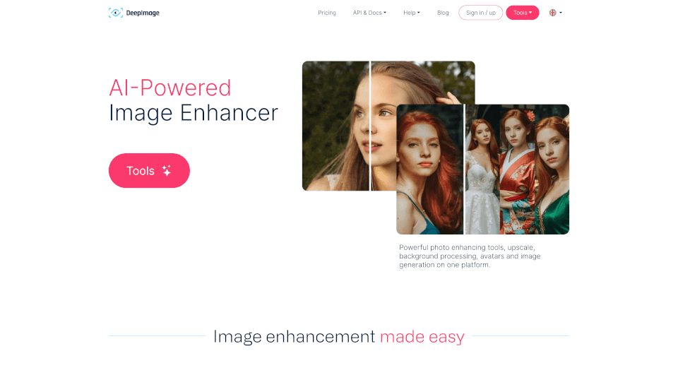 Deep-Image.ai：AI图像增强与放大工具，提升照片质量