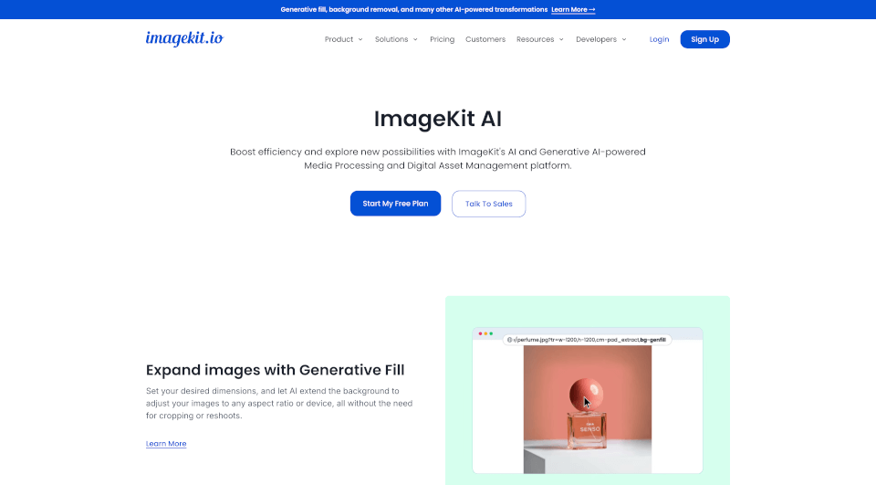 ImageKitAI：提升媒体处理与数字资产管理效率的智能平台