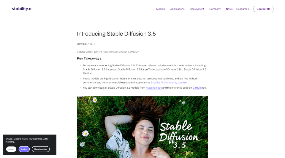 StableDiffusion3.5 – 强大的开源图像生成模型