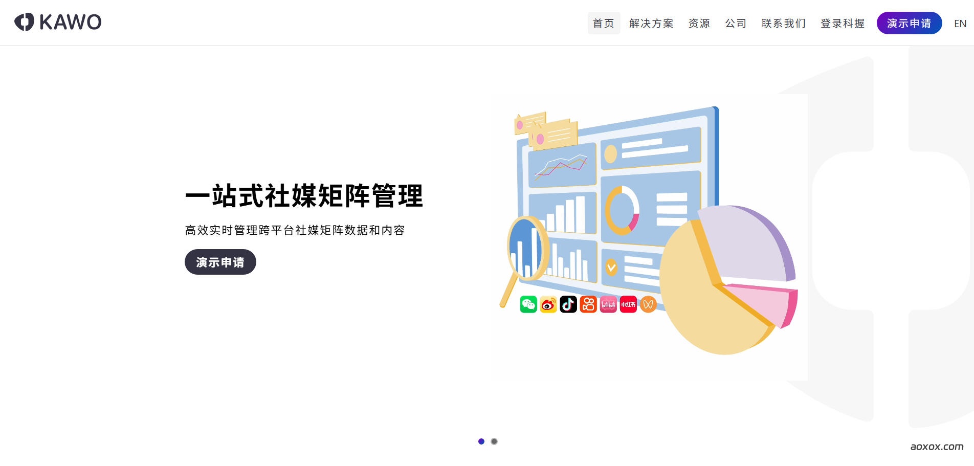 KAWO科握官网首页截图