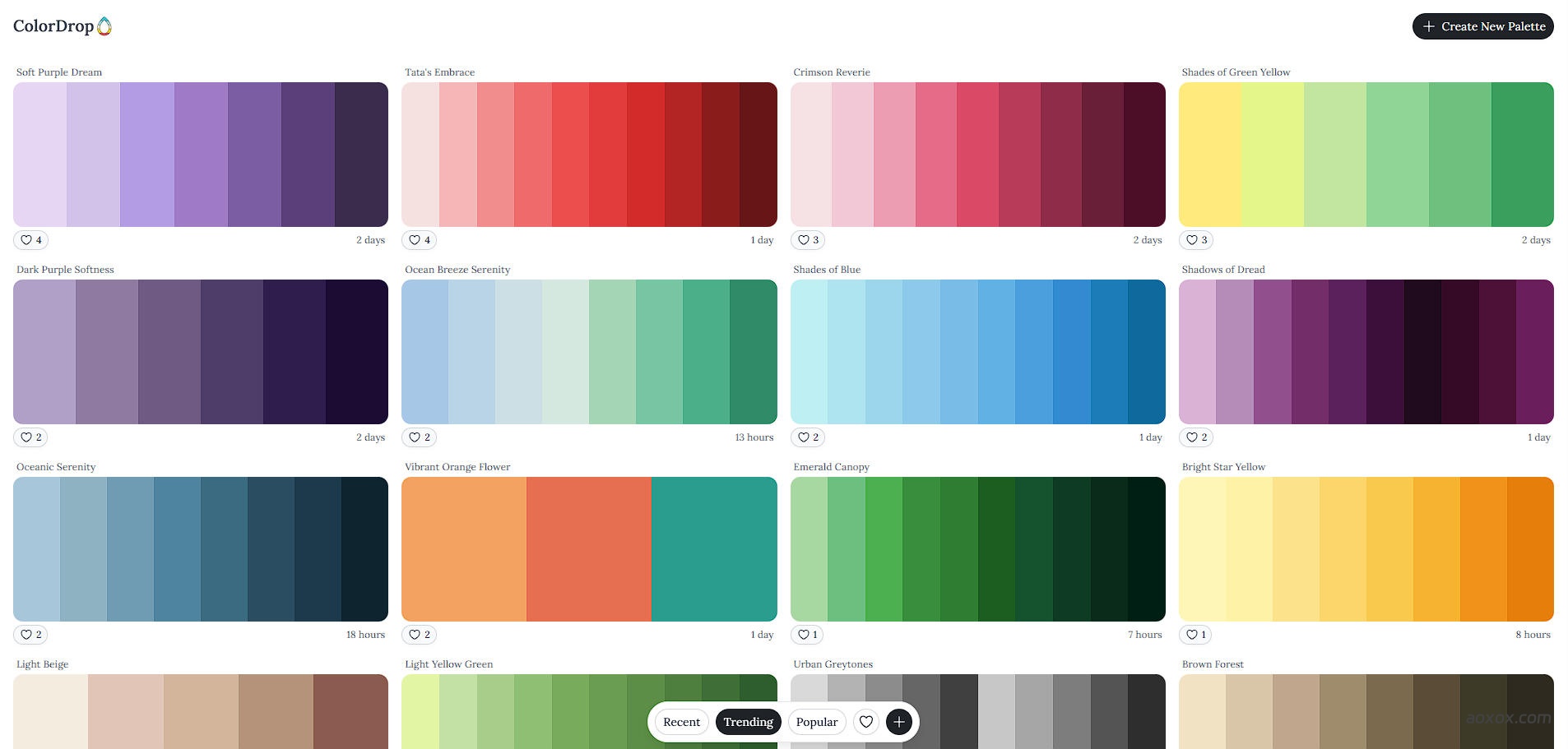 Colordrop官网首页截图