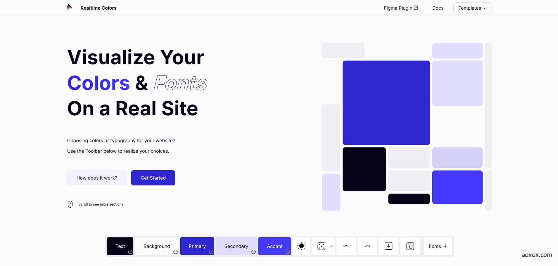 Realtime Colors官网首页截图