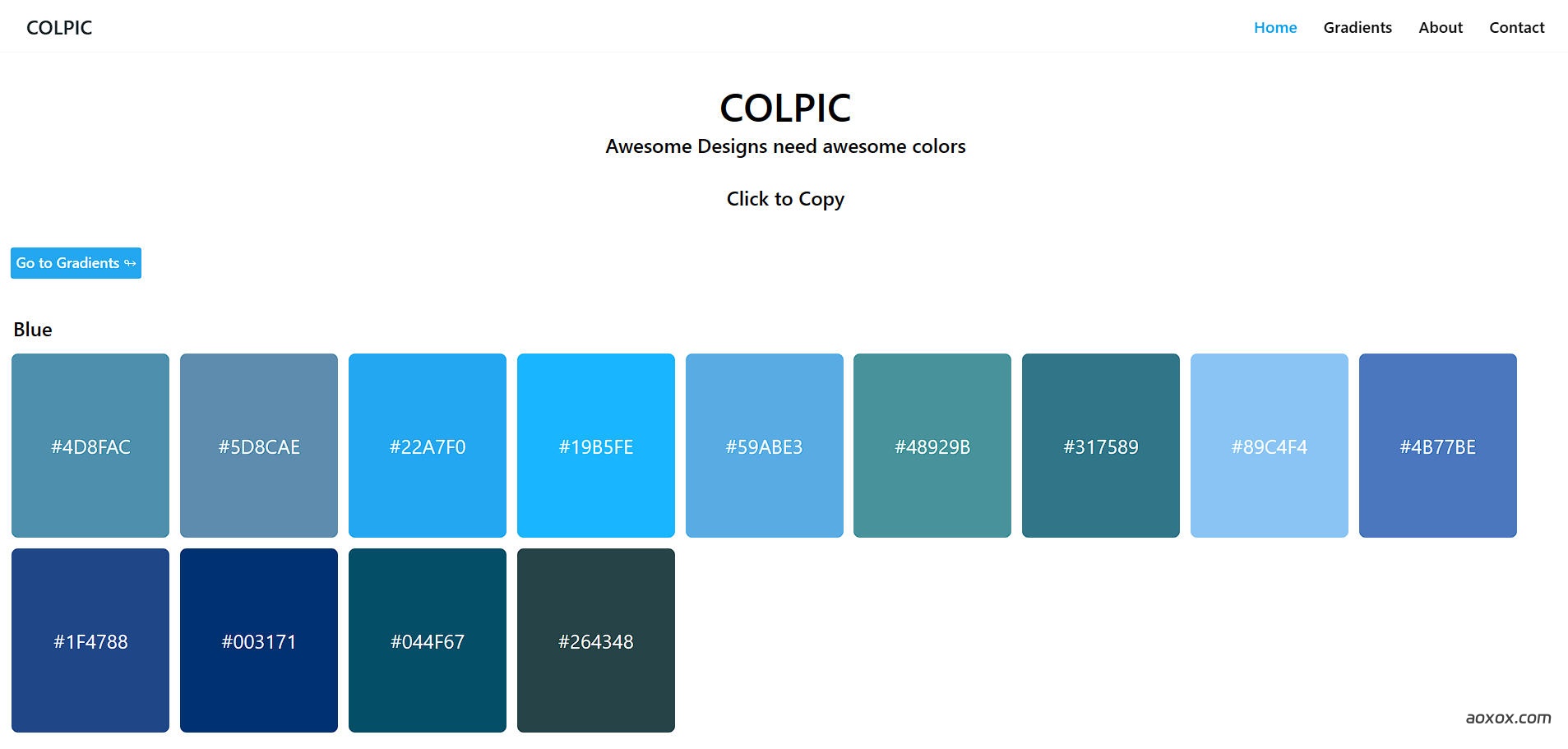Colpic官网首页截图
