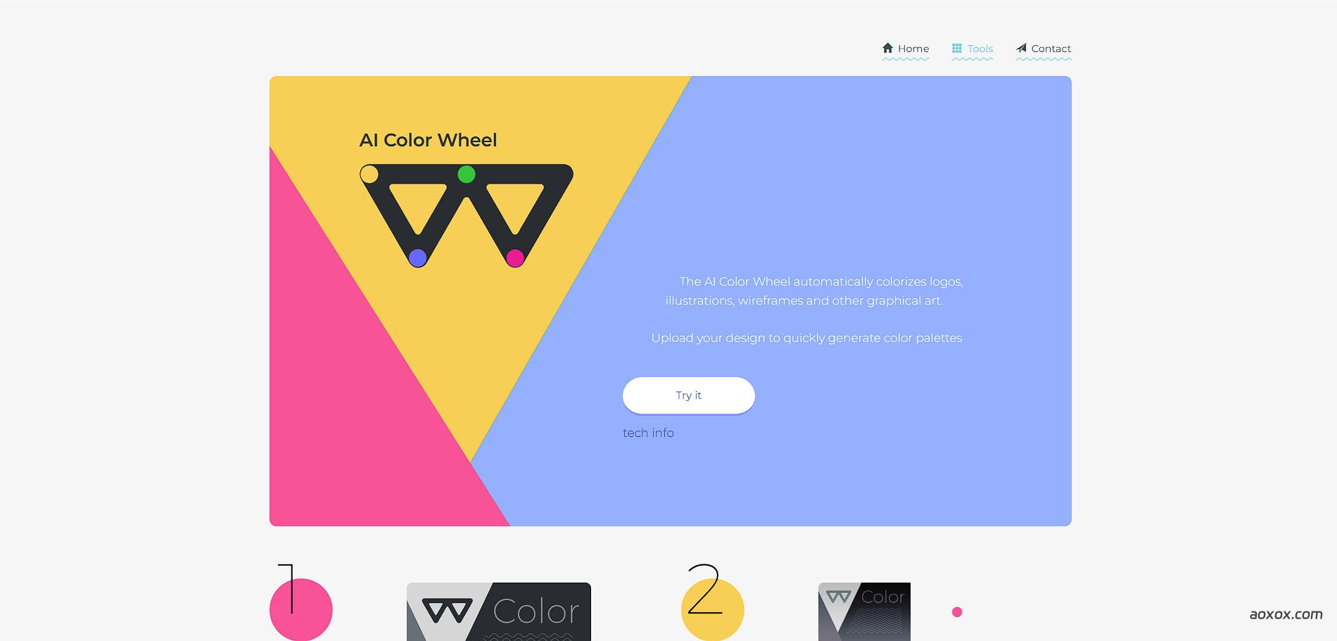 Color Wheel官网首页截图