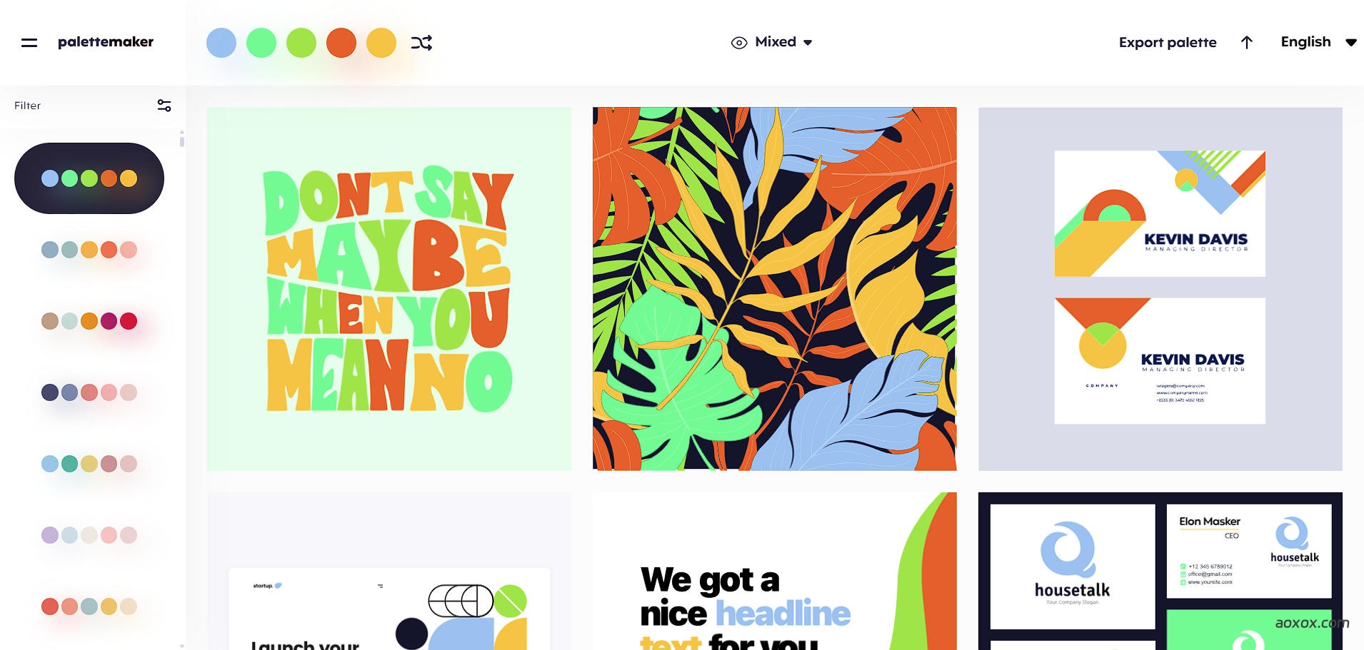 Palette Maker官网首页截图