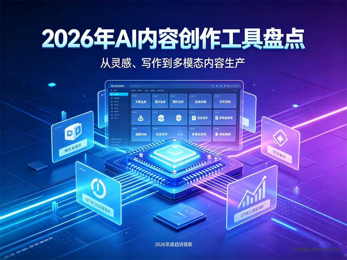 2026年AI内容创作工具盘点